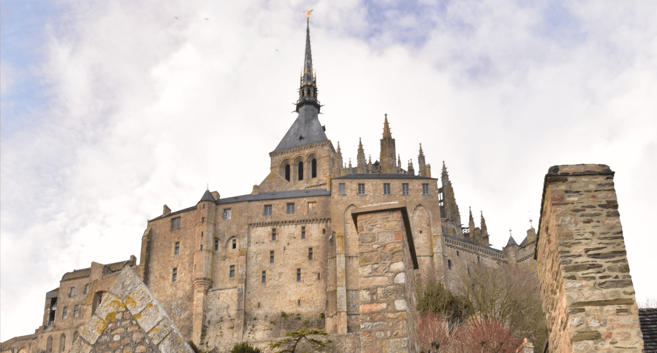Vue sur l'abbaye du Mont-Saint-Michel